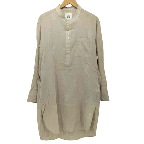 ストフ STOF L/S バンドカラー ロングシャツ メンズ